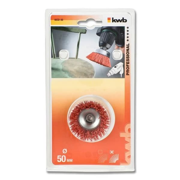 kwb 603230, Skärborste, 6 mm, 5 cm, Trä, Nylon