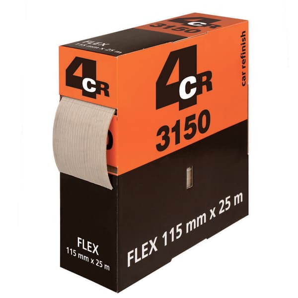 4CR SANDPAPPER PÅ SVAMP FLEX P240 25m
