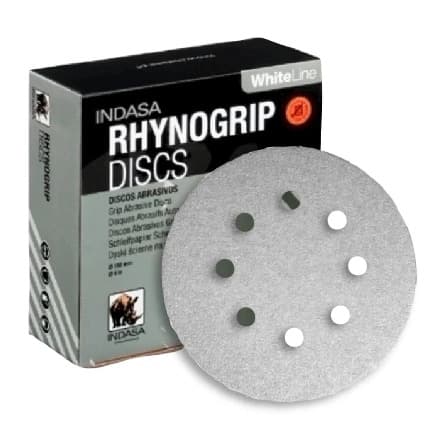 INDASA Rhynogrip Vit 125/8H P400 slipskiva