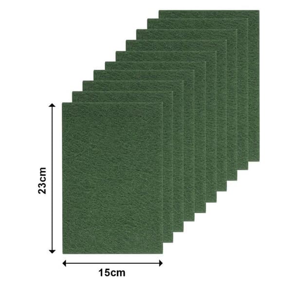 Faithfull - FAIAHPGREEN - AHPGREEN Paket med 10 polerkuddar Generisk användning Grön 230 x 150 mm
