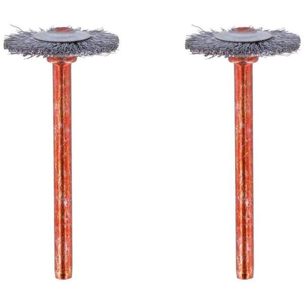 Set med 2 kronborstar i rostfritt stål - DREMEL - Dremel tillbehör - Diameter 19 mm - Korrosionsbeständig