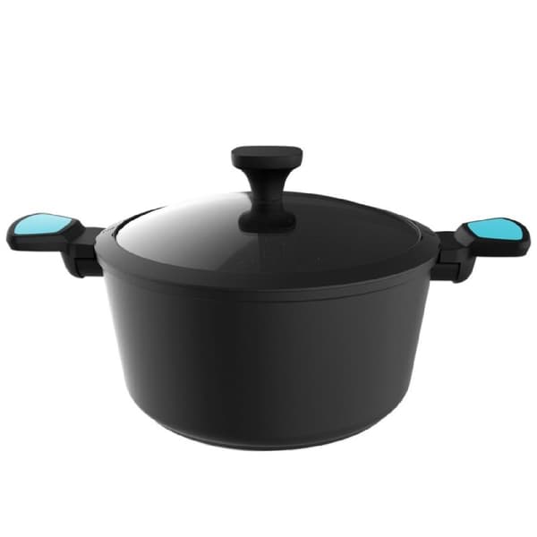 Cecotec 28 cm pot made of high quality forged aluminium, with 6 layers and Platinum Plus Teflon™ Nonstick Coating, PFOA free, with Full Induction hea