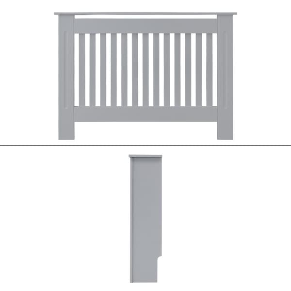 ML Design radiator cover land stil 78x19x82cm, grå, MDF lakeret, til soveværelse, stue