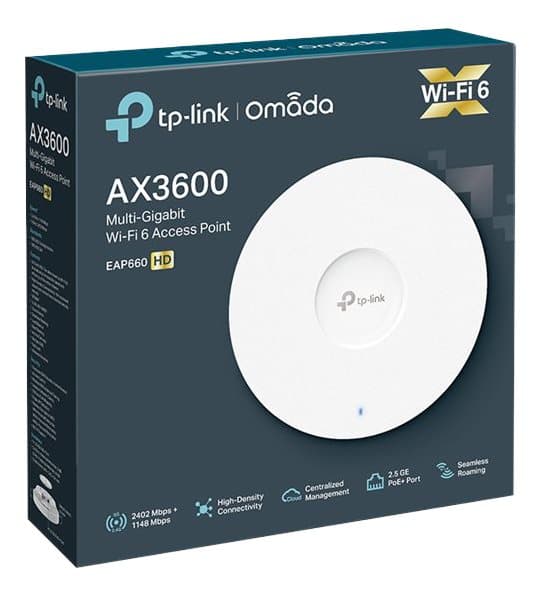 tplink AX3600 Ceiling Mount Dual-Band Wi-Fi 6 Access Point