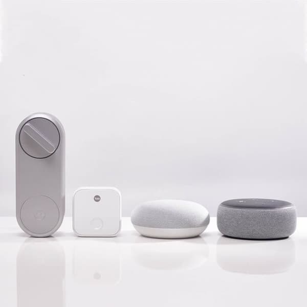 WiFi-brygga för fjärråtkomst - YALE Connect Wi-Fi Bridge - 05/401C00/WH - Röstassistentfunktionalitet - 2-stifts uttag