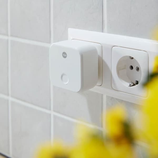 WiFi-brygga för fjärråtkomst - YALE Connect Wi-Fi Bridge - 05/401C00/WH - Röstassistentfunktionalitet - 2-stifts uttag