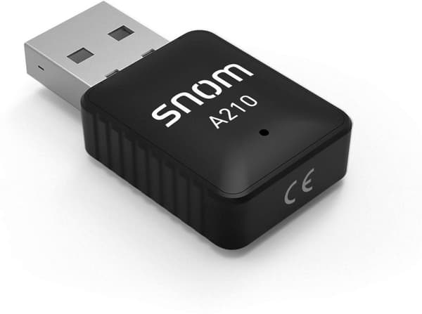 snom A210 - Nätverksadapter - USB2.0 - 802.11ac (4384) Svart