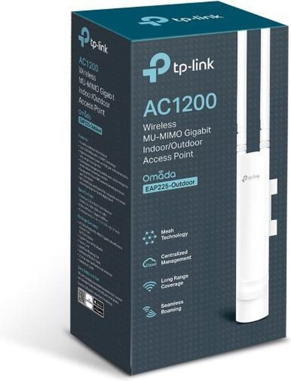 TP-Link EAP225-Udendørs 1200 Mbit/s White Power over Ethernet (PoE)