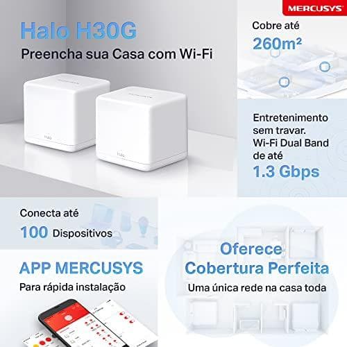 Mercusys AC1300 Mesh Wi-Fi-system för hela hemmet