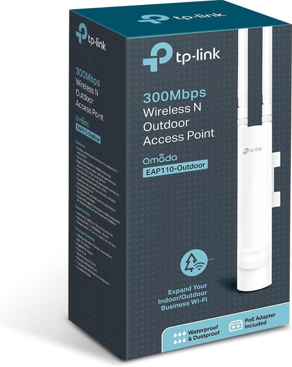 TP-Link 300Mbps trådløs N udendørs adgangspunkt