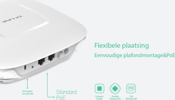 TP-Link 300 Mbps langaton N kattoon kiinnitettävä tukiasema