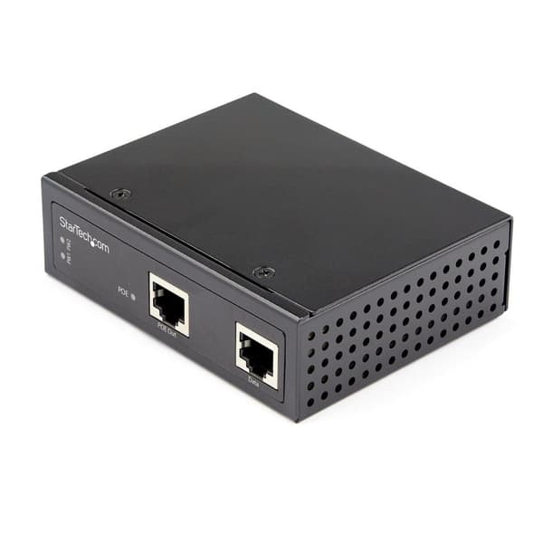 Industrial Gigabit Poe Injector High Speed 90W musta