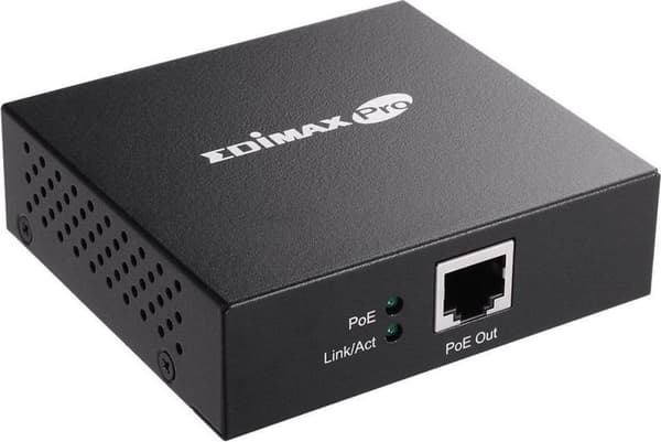 Edimax GP-101ET Gigabit POE+ Extender [2x RJ45, 10/100/1000 Mbps, IEEE 802.3at, 100m]