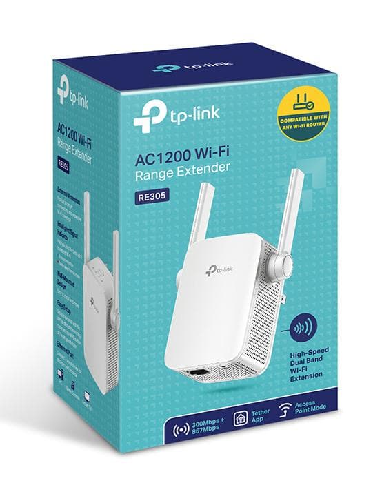 TP-Link RE305 - WiFi-förstärkare - 1200 Mbps