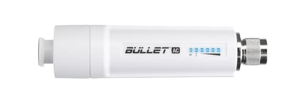 Ubiquiti airMAX Bullet AC radio, 300+ Mbps, water resistant, plug and