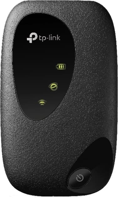 tplink M200 Mobile 4G LTE-tilgangspunkt 10 enheter 8 timer enkelt oppsett Sort