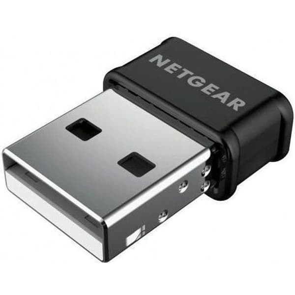 NETGEAR A6150-100PES Kraftfull Wifi-dongel, AC1200Mbps Nano Wifi-adapter Svart