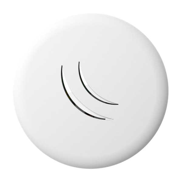 Wireless Access Point MikroTik cAP lite RBcAPL-2nD, ceiling, 64MB RAM, 1xLAN 10/100, 802.3af/at, RouterOS Hvit