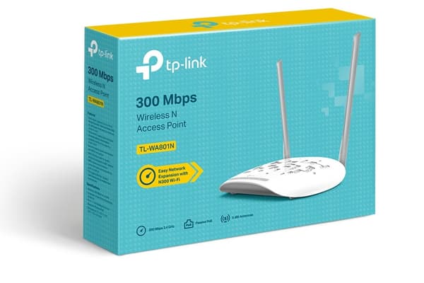 TP-Link TL-WA801N trådløst adgangspunkt 300 Mbit/s White Power over Ethernet (PoE)