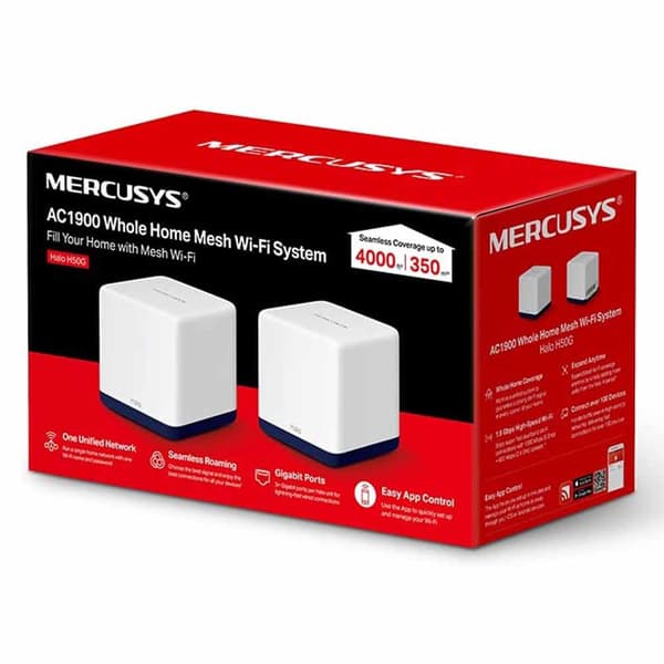Mercusys Trådlös åtkomstpunkt Halo H50g 2 Enheter Vit