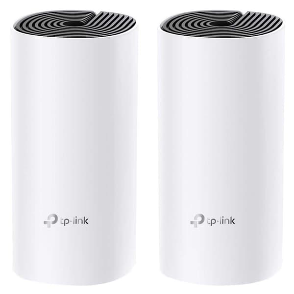 Tp-link Ac Deco M4 1200 Hel Hjem Mesh Trådløst Internet System 2 Enheder Hvid Hvid