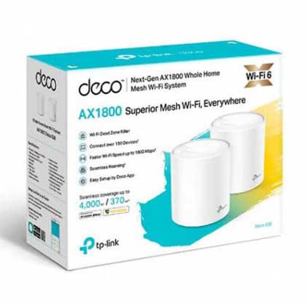 Tp-link Wifi -adgangspunkt Deco X20(2-pack) 2 Enheder Hvid
