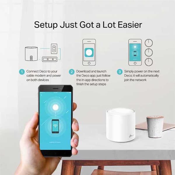 Tp-link X 20 Wifi Wifi Åtkomstpunkt 3 Enheter Vit