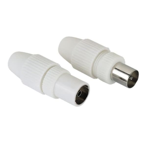 Hama connettori coassiali antenn spina/presa - 4047443431745