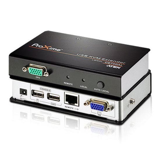 Aten Adgangspunkt Kvm Usb Vga Extensor 150 M Sort