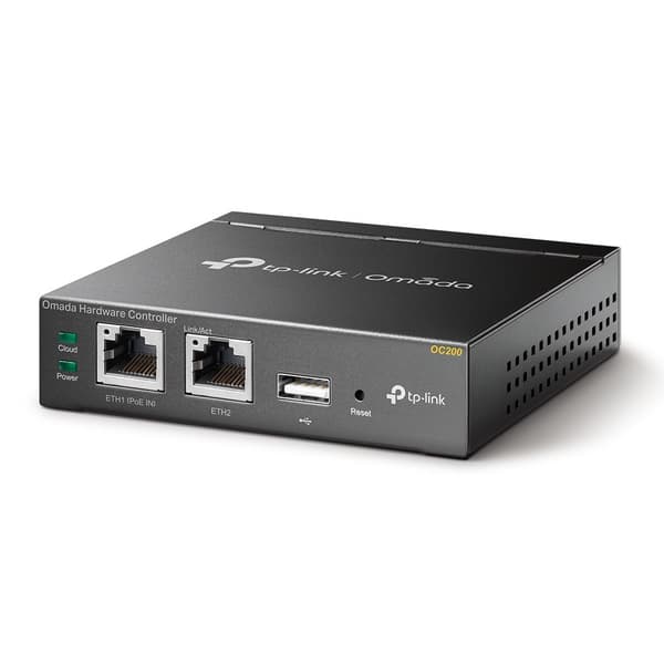 TP-LINK | OC200 | Omada Hardware Controller | Mbit/s | 10/100 Mbit/s | Ethernet LAN (RJ-45) porte 2 | MU-MiMO Nr | PoE i | Ante Sort