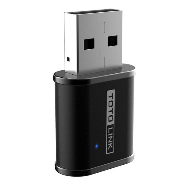 Totolink A650USM | WiFi USB-adapter | AC650, Dual Band, MU-MIMO Sort