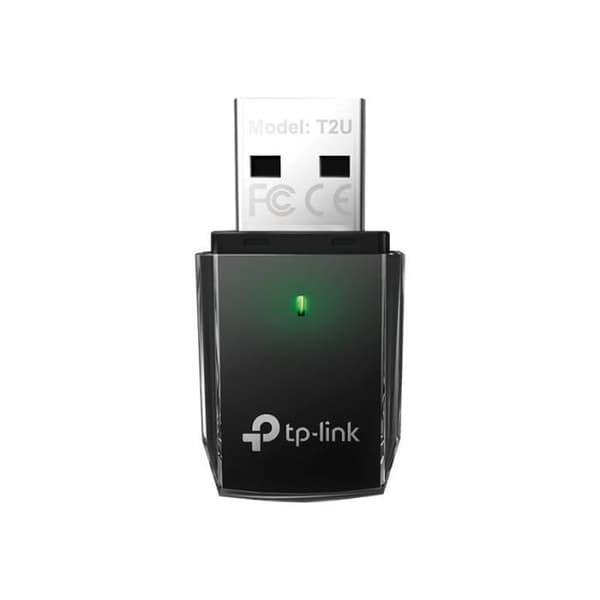TP-Link Kraftfull WiFi-dongel AC 600 Mbps, Archer T2U USB wifi-adapter, wifi-dongel, Windows 11/10/8.1/8/7/XP, Mac OS