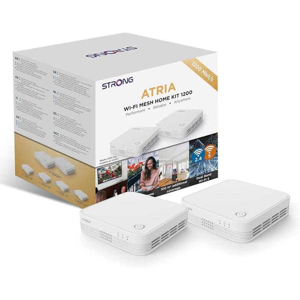 Strong Wi-fi Mesh Home Kit 1200 Trådløst Adgangspunkt Hvid