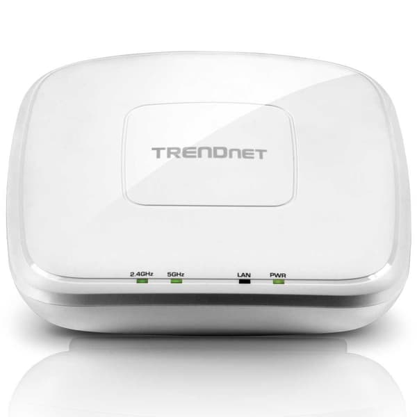 Trendnet Ac1200 Dual Wireless Wifi-åtkomstpunkt Vit One Size / EU Plug