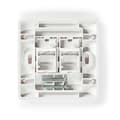 Miniatyrbilde 3 av 5: Nedis Network Keystone Face Plate | Ansiktsplate RJ45 | 2-Port port(s) | ABS | Hvit | Boks