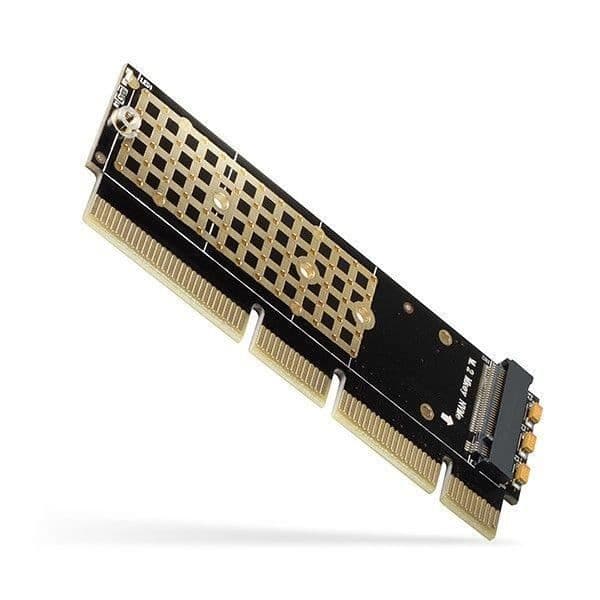 AXAGON PCEM2-1U PCI-E 3.0 16x - M.2 NVMe SSD, upp till 80 mm SSD, Low Profile 1U - 8595247904324