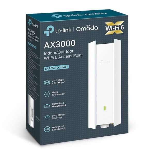 Adgangspunkt TP-Link AX3000 Hvid