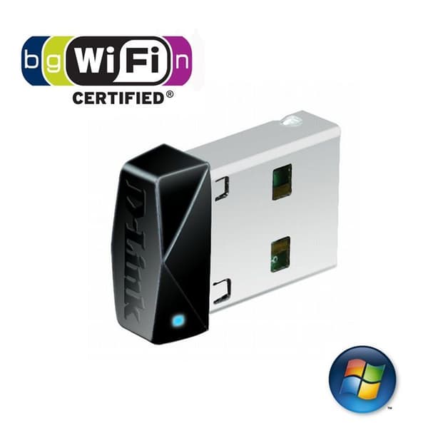 D-länk WiFi-nyckel 150 Mbps DWA-121 Svart