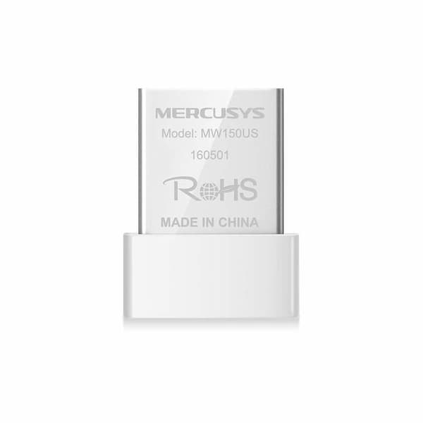 Nano N150 WiFi Key - MERCUSYS - MW150US - USB 2.0 - 2.4 GHz - Enkel installation Vit