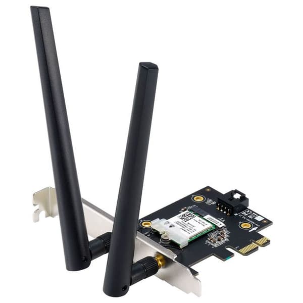 NÄTVERK, Nätverksadaptrar, Trådlösa nätverksadaptrar, Asus Pce-ax1800ASUS PCE-AX1800 BT5.2. Inre. Anslutningsteknik: