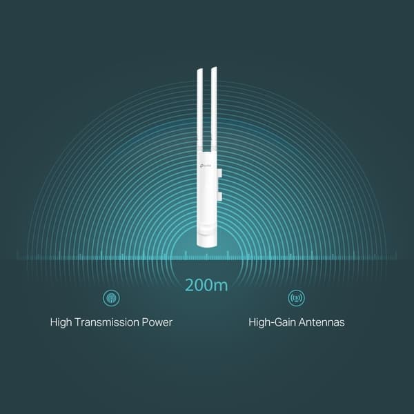 TP-Link EAP113-Udendørs 300 Mbit/s Hvid Power over Ethernet (PoE)