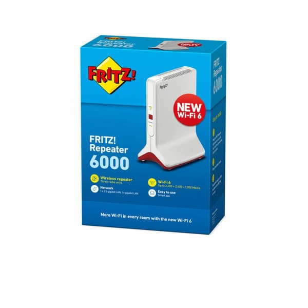 Adgangspunkt Fritz! 20002953 6000 Mbit/s Hvid