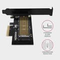 Miniatyrbild 4 av 4: AXAGON ECO PCEM2-N PCIE NVME M.2 Adapter PCI-Express x4 Intern Adapter för anslutning av NVMe M.2 SSD på