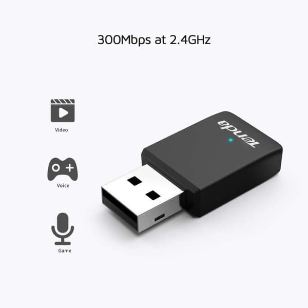 TENDA WIFI-NYCKEL 750 Mbps, USB 2.0, Plug&amp;Play, Wifi-nyckel, USB wifi-adapter, . U9