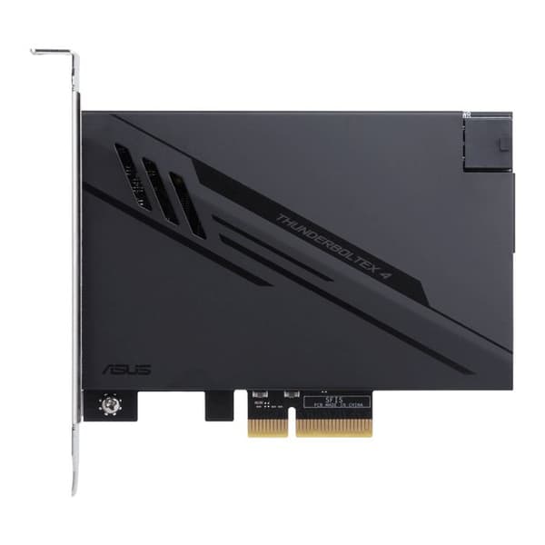 ThunderboltEX 4 expanderkort - ASUS - PCIe - 40 Gbps - Kompatibel med USB4 - DisplayPort 1.4 Svart
