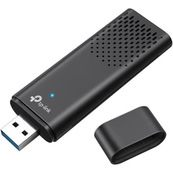 Kraftfull WiFi 6-nyckel AX1800 Mbps - TP-Link Archer TX20U - USB 3.0 Dual Band - 2,4G / 5GHz - MU-MIMO - WPA3 - Windows 11/10
