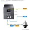 Miniatyrbild 2 av 2: PoE++ injektor - CUDY - POE400 - 90 W - 2 Gbps - Kompakt