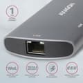 Miniatyrbild 4 av 4: AXAGON HMC-6M2 Multiport Hub USB 3.0, M.2-SATA, HDMI, Gbit-LAN, 2 x USB-A, 1 x USB-C - 8595247905796