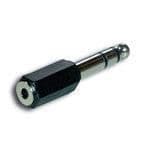 ADAPTER LJUDUTTAG 6,35 MM HAN / 3,5 MM FEM...