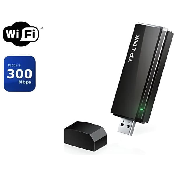 TP-LINK USB WIFI-adapter AC1200 Svart